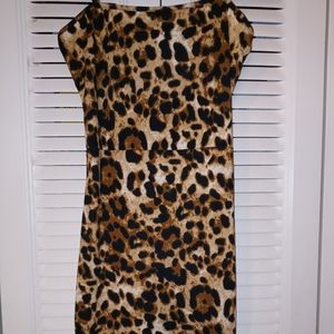 Sexy Animal Print Dress